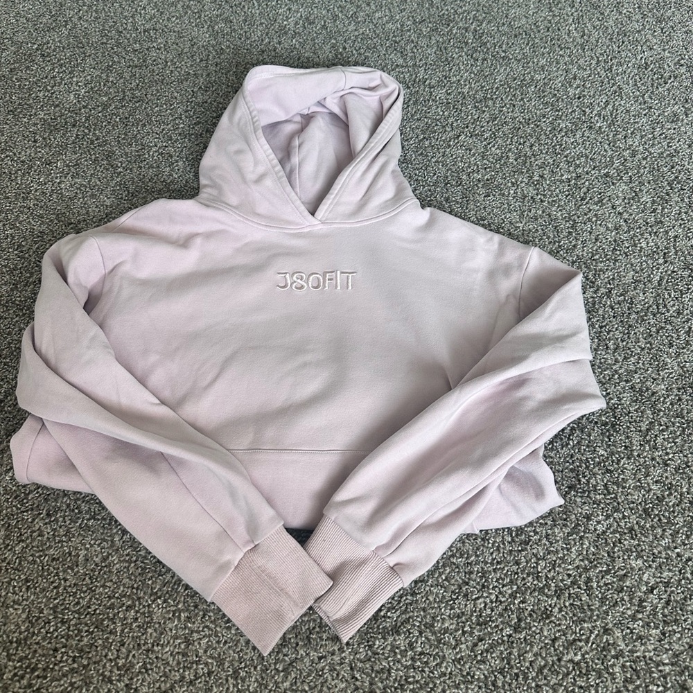 J80 fit light pink hoodie